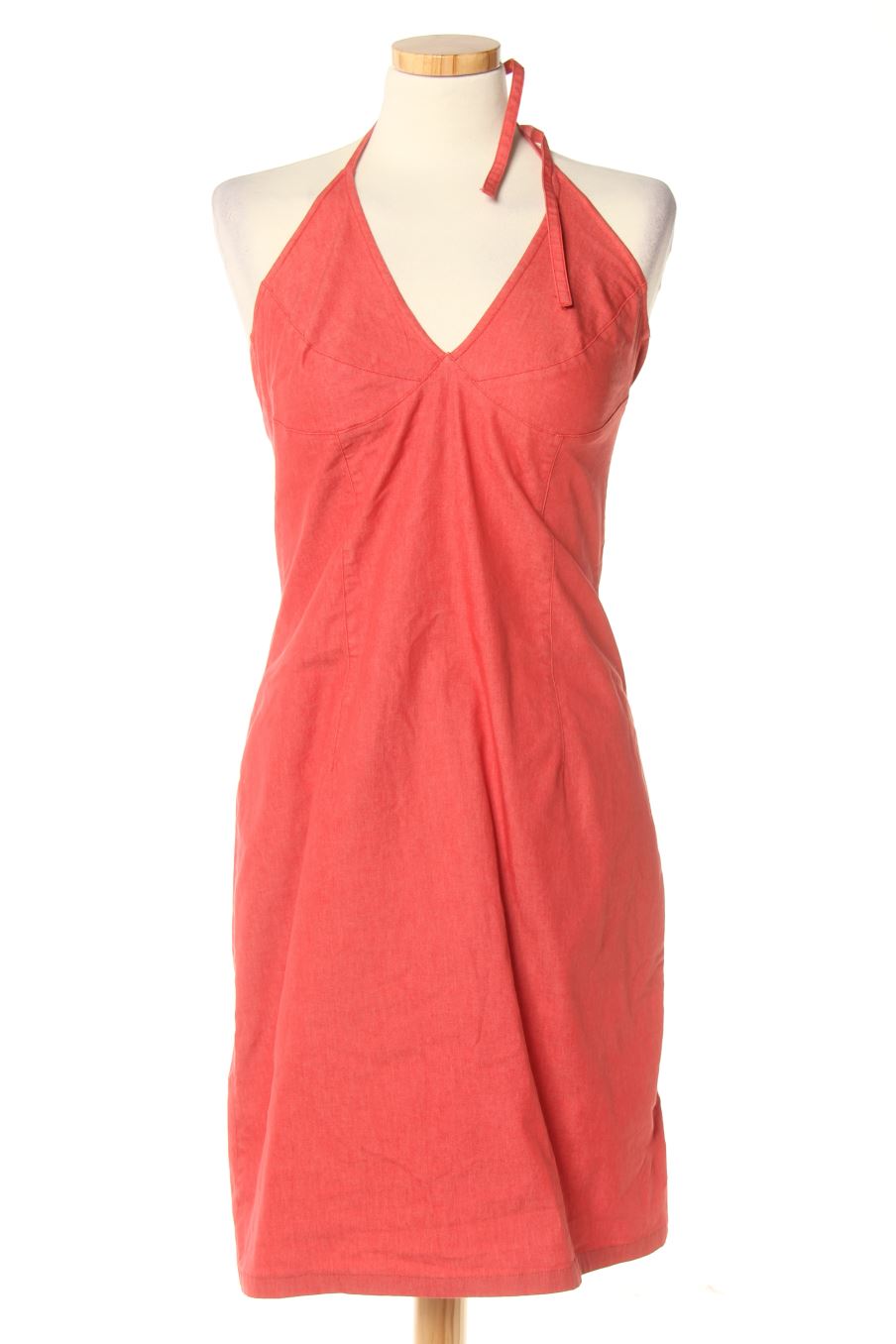 Robe casual Guess de la taille L, de couleur rouge