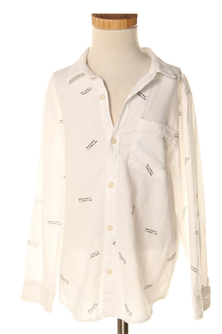 Camisa de manga larga de Zara de la talla 7 años de segunda mano