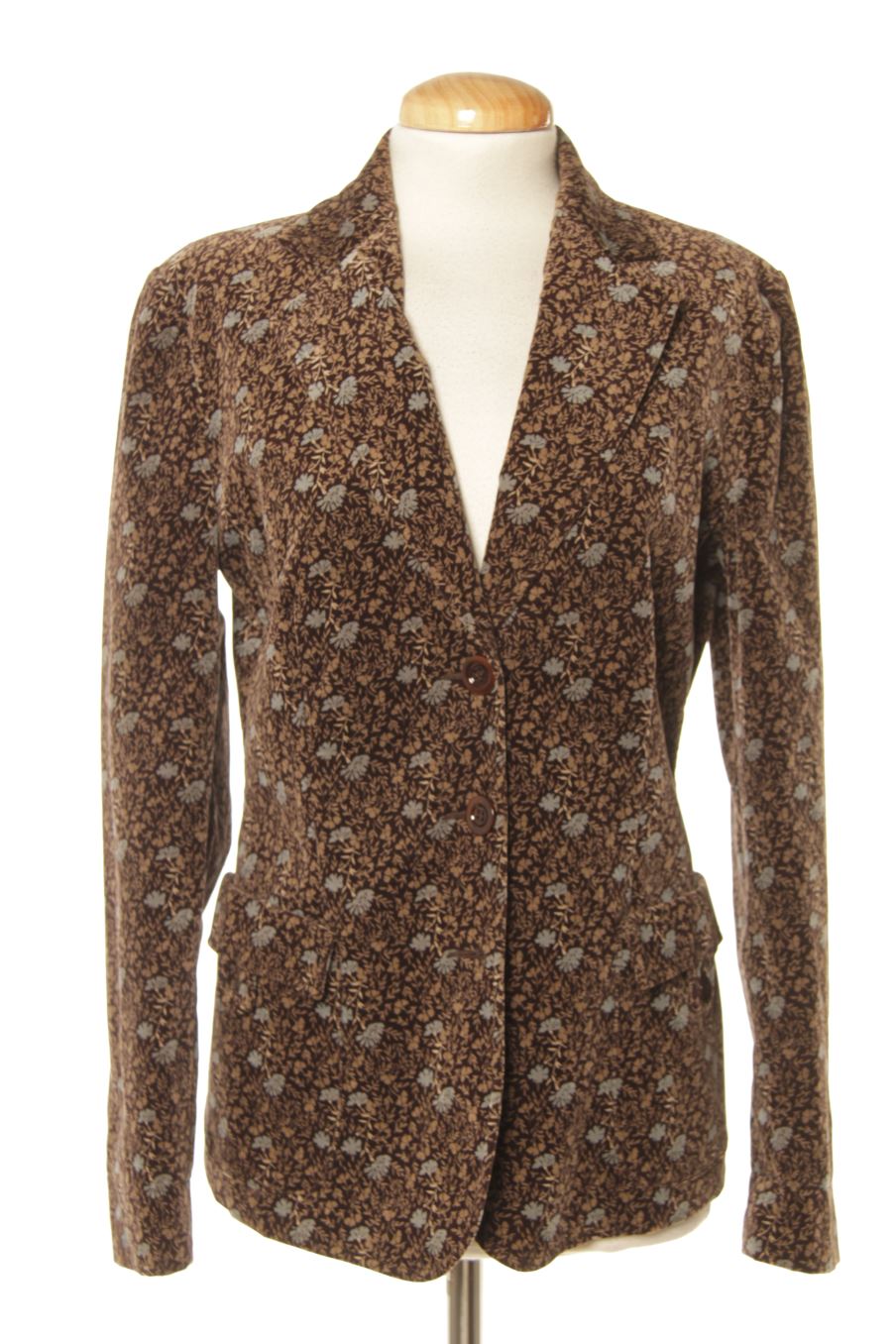 Blazer von Joseph Größe 42, Farbe Geblümt, aus Samt für