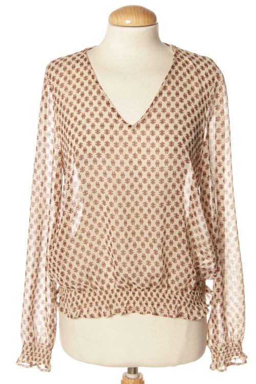 Blusa a maniche lunghe
