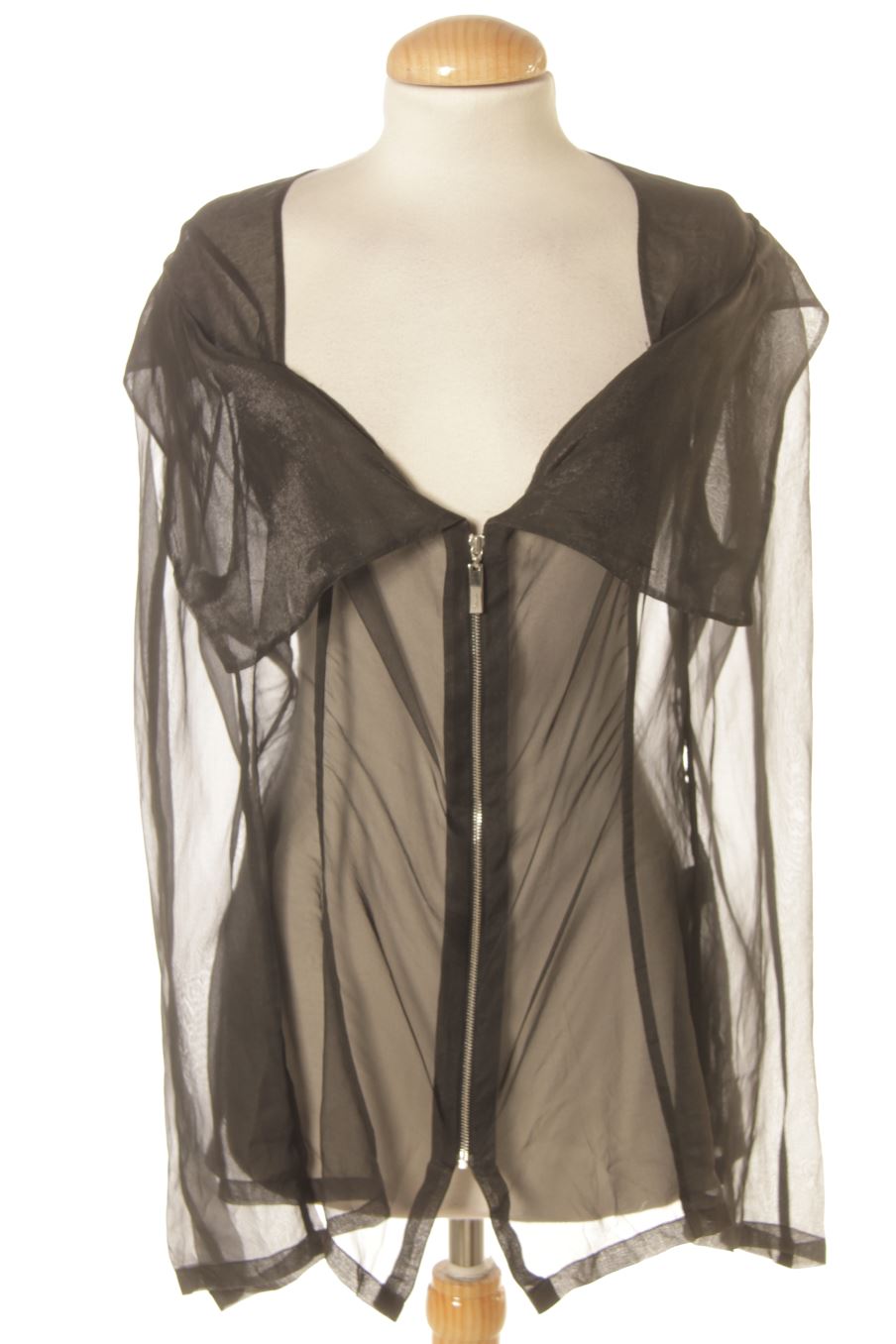 Blouse à manches longues clasen de la taille 44, de couleur vert