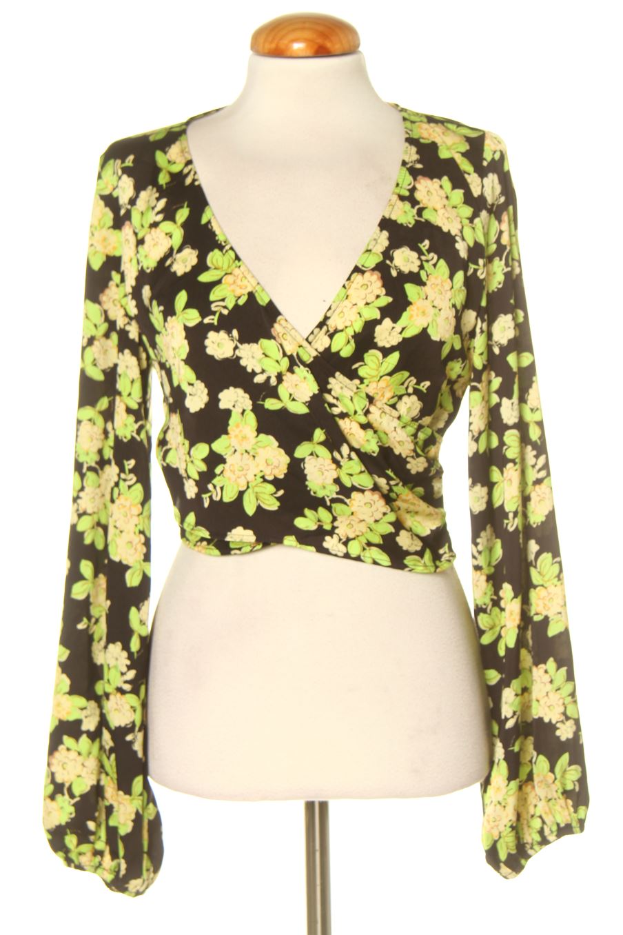 Blusa a maniche lunghe de Mango de la talla S, de color fiori