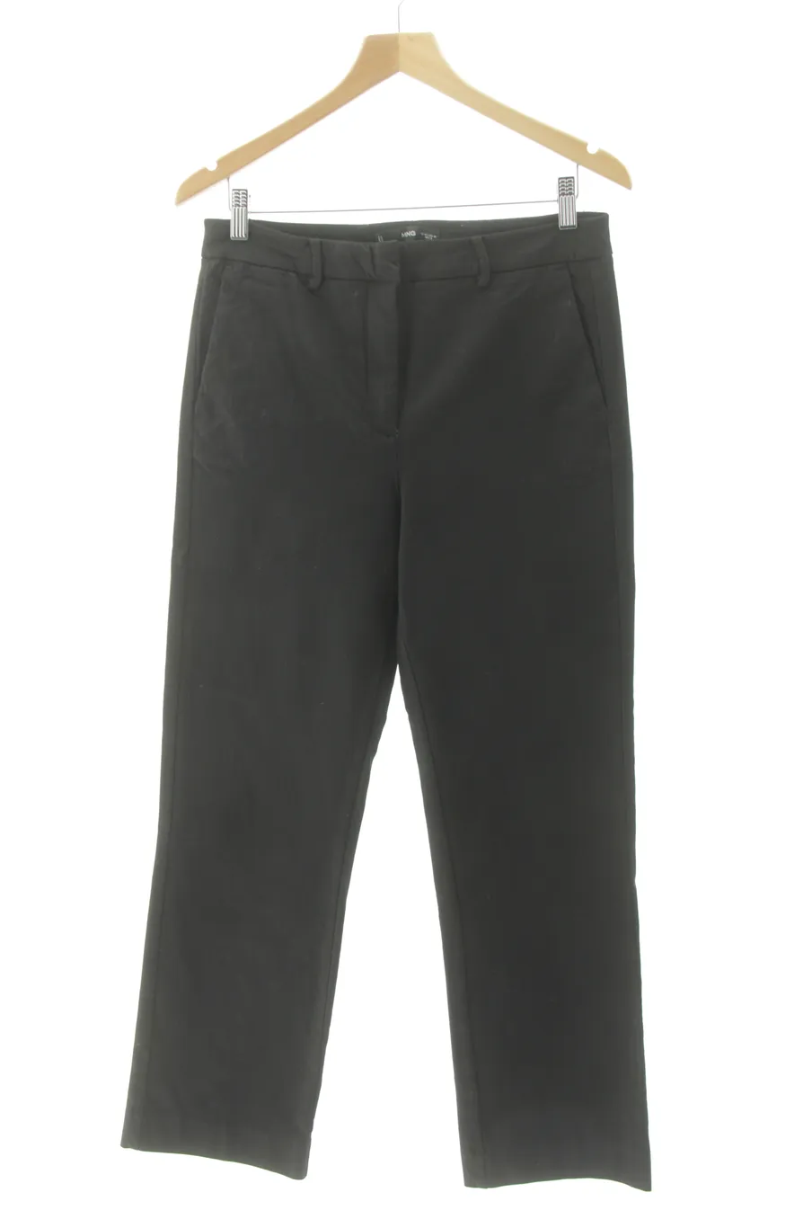 Pantalón de Mango de la talla 42, de color negro