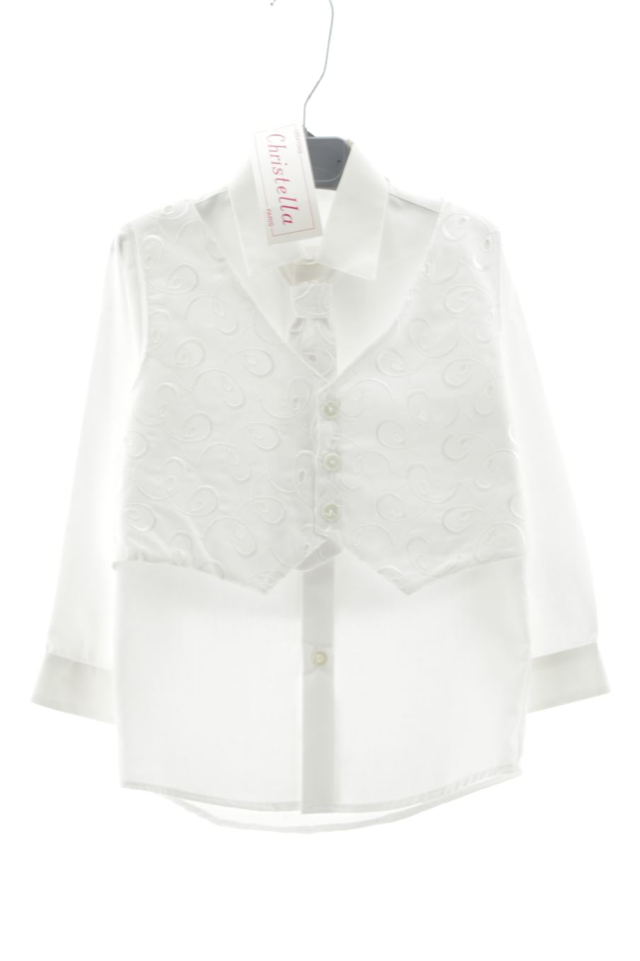 Traje de ceremonia de Christella Créations de la talla 2 años con etiqueta