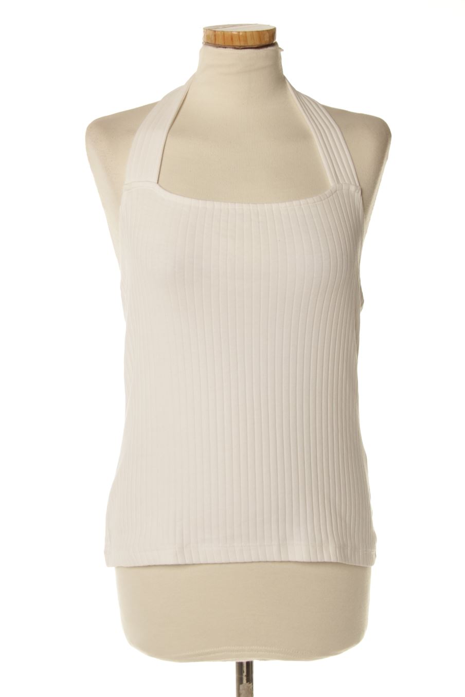 Top ANNA FIELD de la taille S, de couleur blanc