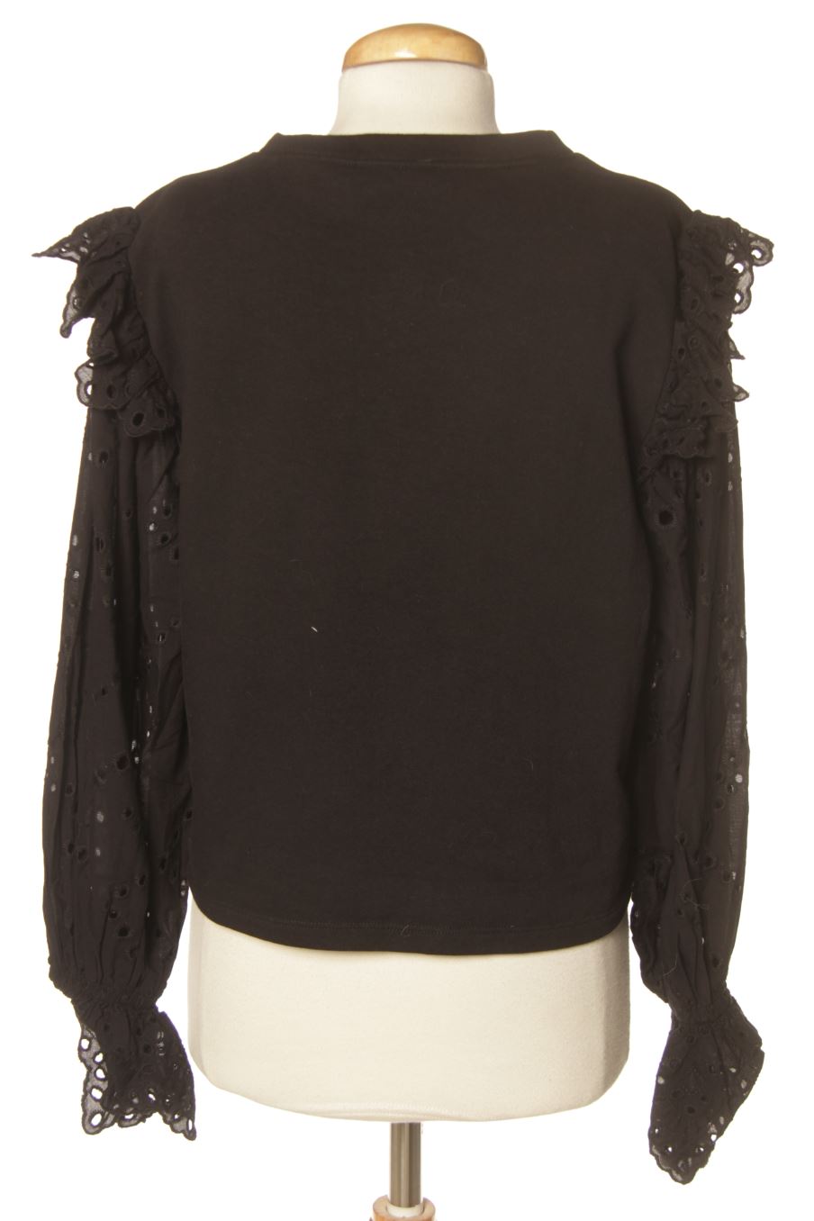 Sudadera de Zara de la talla M, de color negro