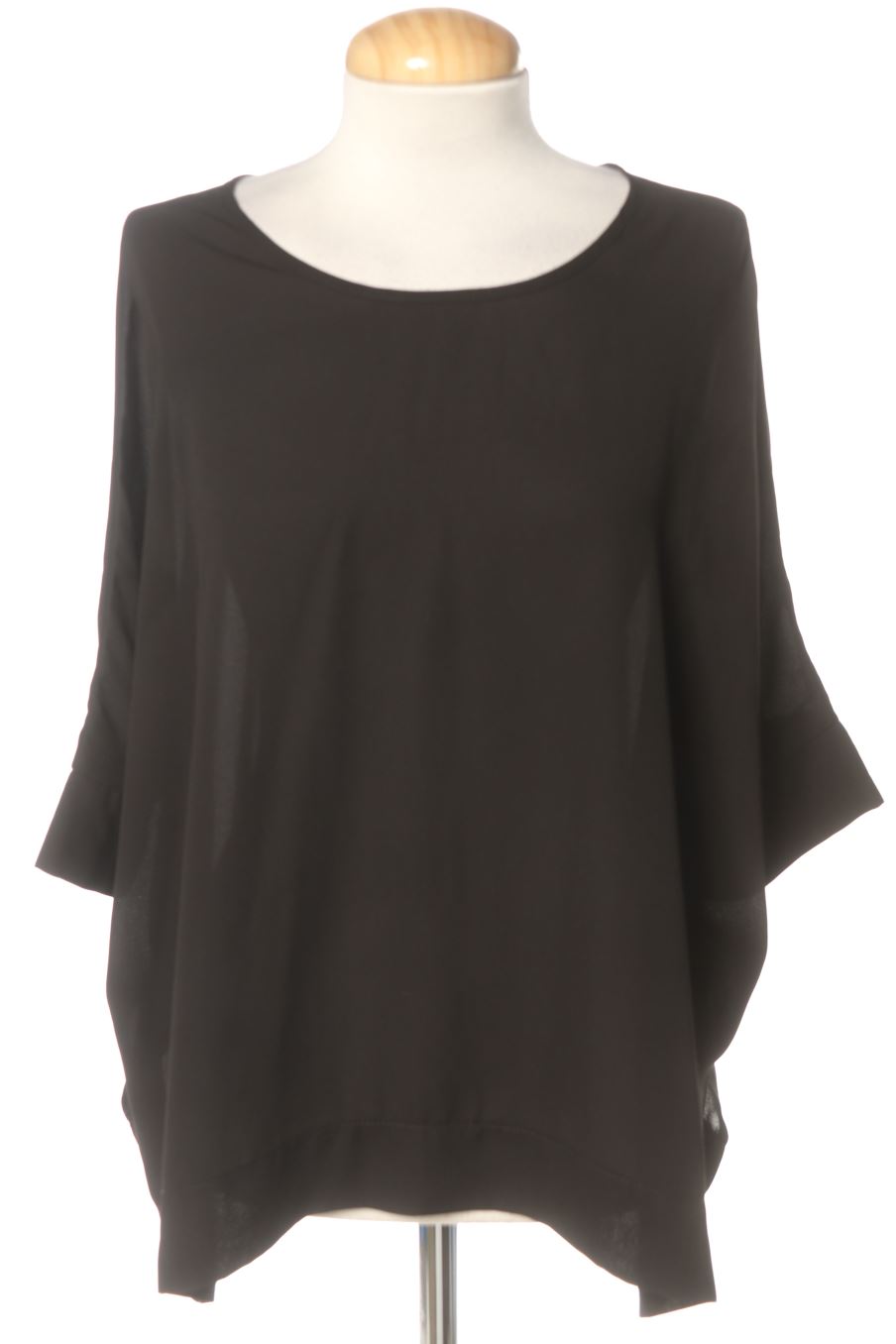 Blusa de manga corta de ASOS de la talla 36, de color negro