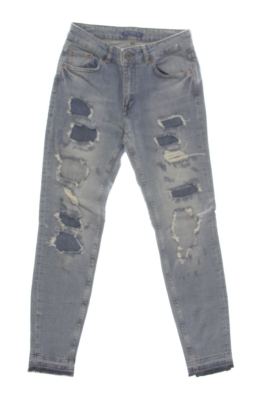 Jeans Pull & Bear de la taille 34, de couleur bleu de denim