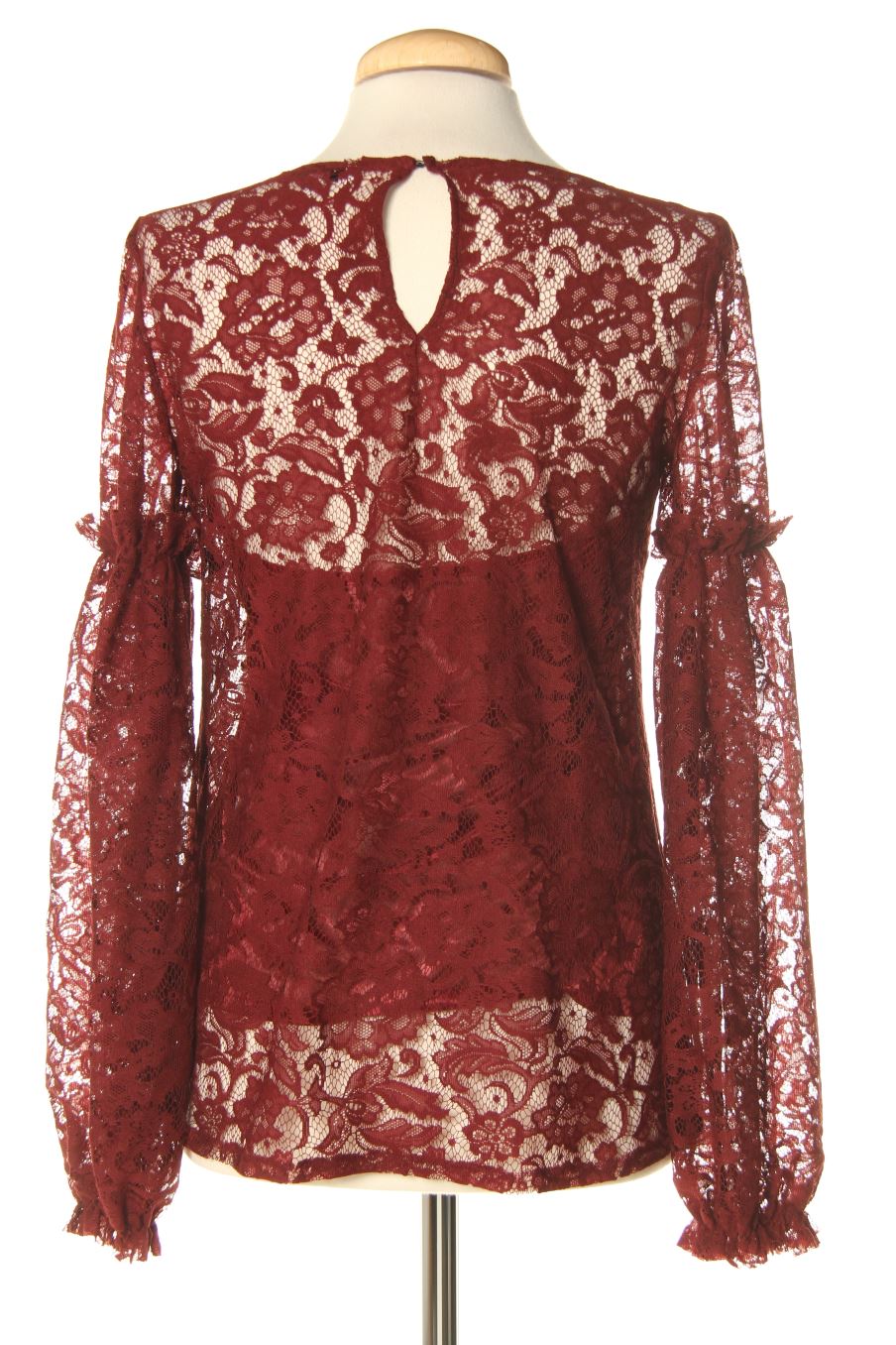 Blouse à manches longues Fórmula Joven de la taille 36, de couleur bordeaux