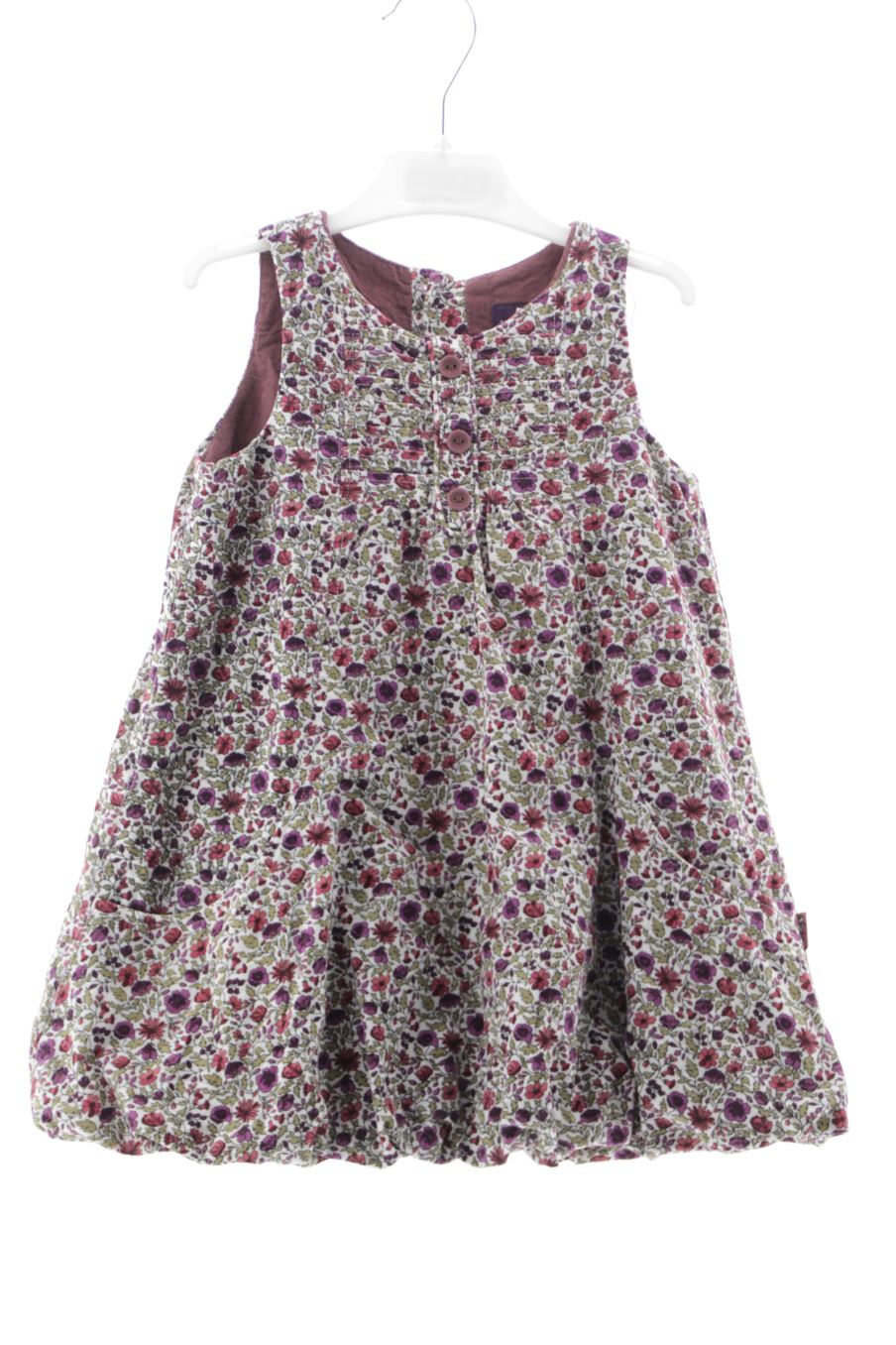 Robe Sergent Major de la taille 2 ans de velours côtelé de seconde main