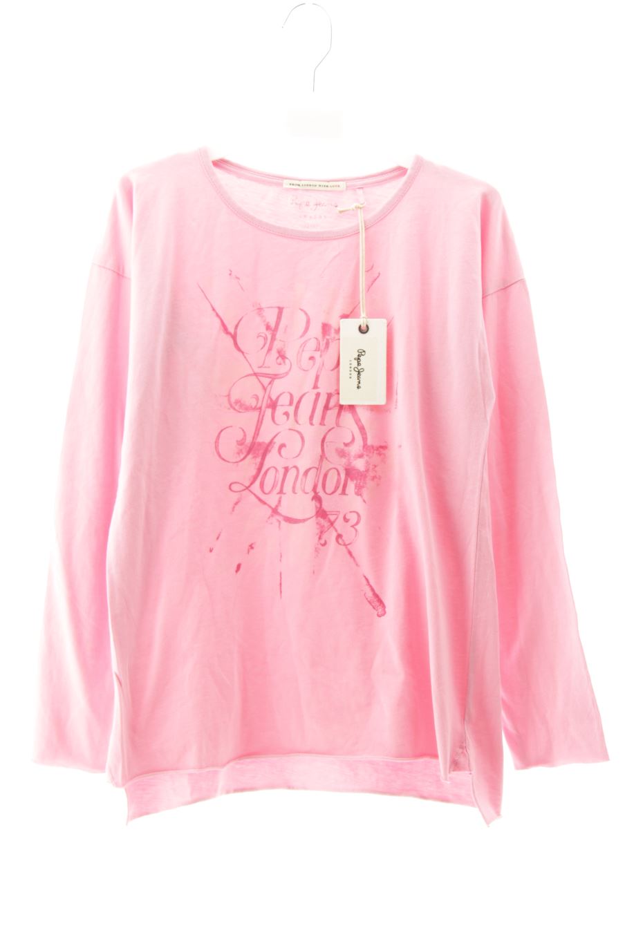 T-shirt manches longues Pepe Jeans de la taille 12 ans avec une étiquette