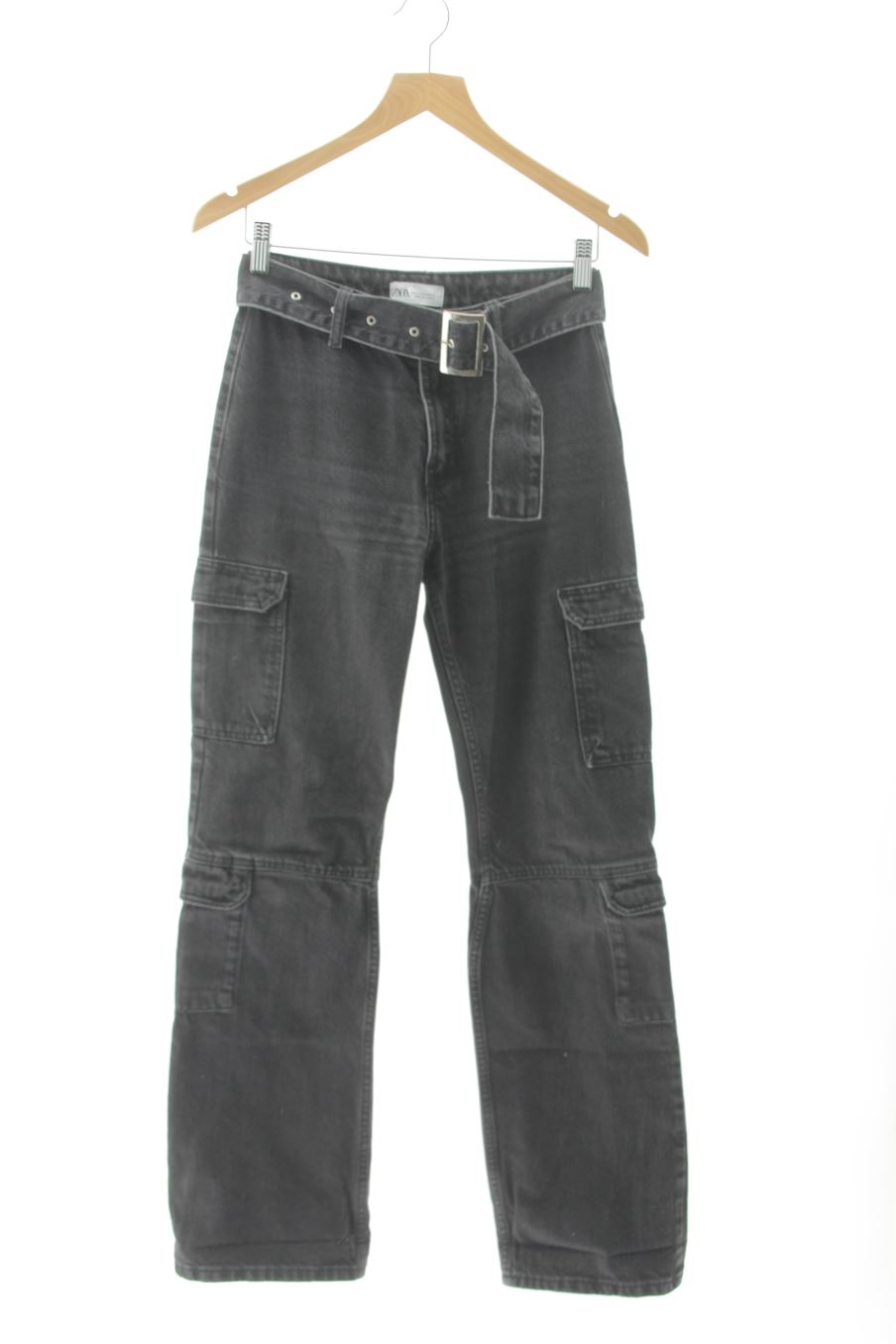 Jeans von Zara Größe 32, Farbe Schwarz, aus Jeanskleidung für