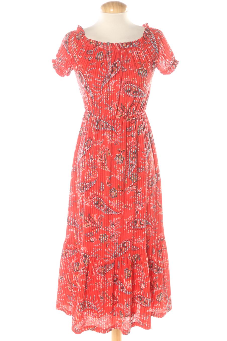 Robe casual Springfield de la taille XS, de couleur fleurs