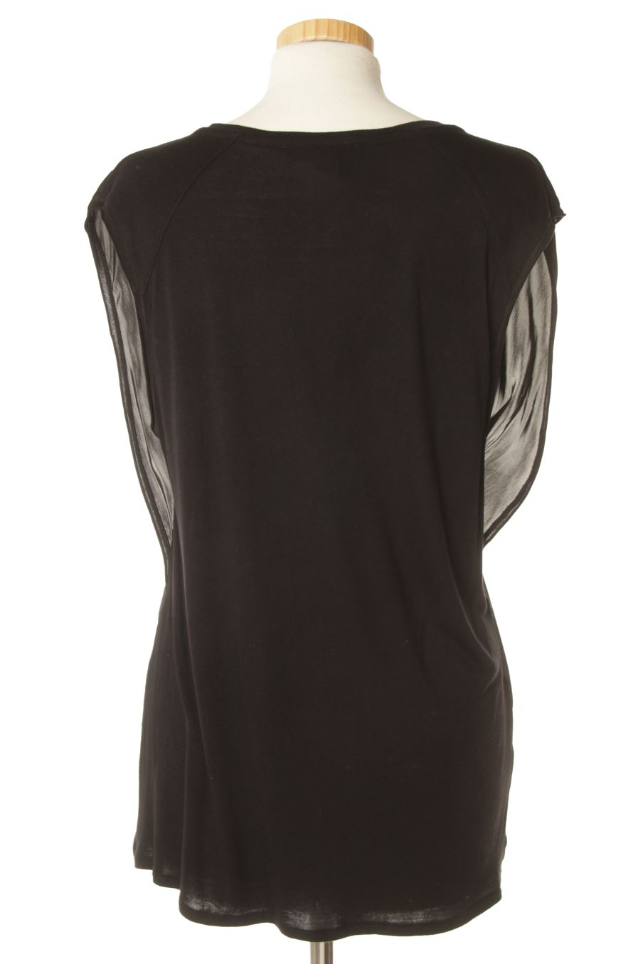 Blouse à manches courtes Mango de la taille S, de couleur noir