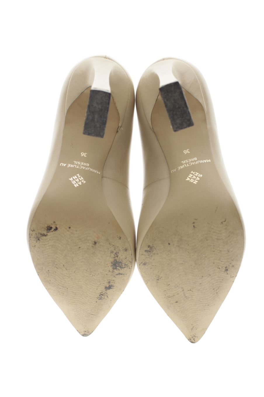 Zapatos de tacon de San Marina de la talla 36, de color beige de