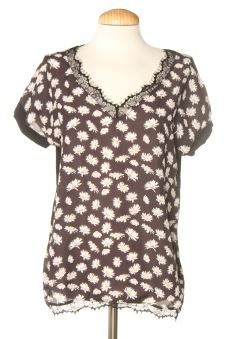 Blouse à manches courtes M Camaieu, photo 1 sur 2