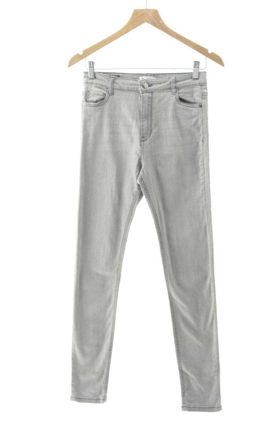 Jeans Miss LIBERTO de la taille 36, de couleur gris de denim