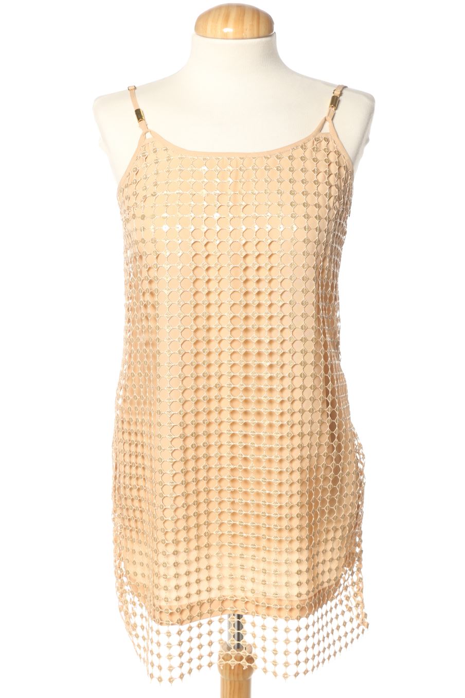 Robe casual Deby debo de la taille S, de couleur beige