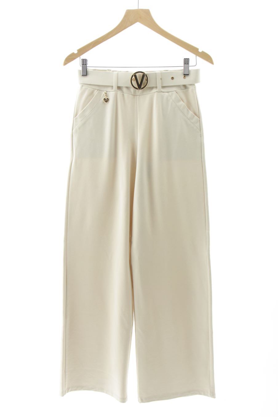 Pantalón Casual de LOLA RUIZ de la talla S, de color beige