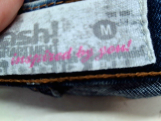 Jeans Smash de la taille M, de couleur bleu de denim