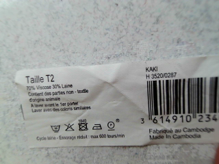 Chemise Monoprix de la taille M, de couleur marron