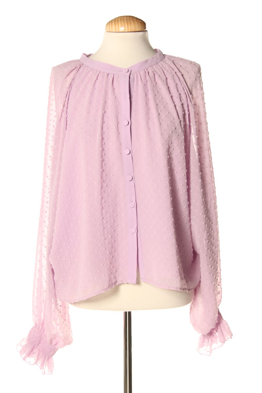 Camisa de Bimani 13 de la talla L, de color morado
