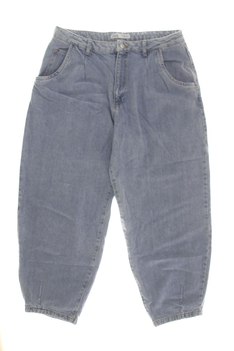 Vaqueros de Zara de la talla 44, de color azul de ropa vaquera