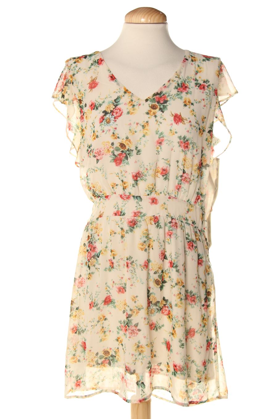 Robe casual Mango de la taille M, de couleur fleurs