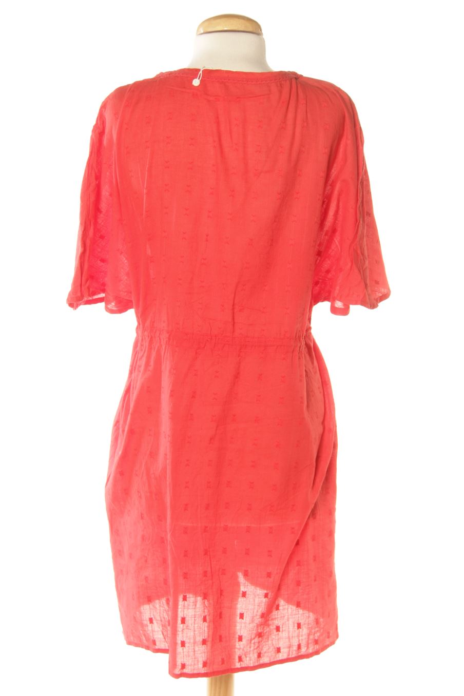 Robe casual Enfasis de la taille Taille unique, de couleur rouge