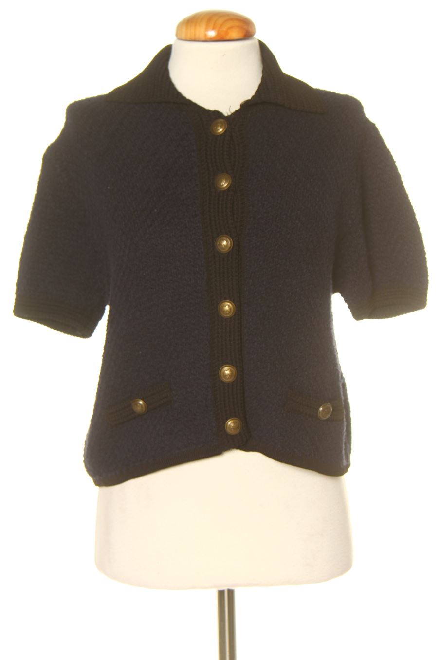Gilet Massimo Dutti de la taille S, de couleur bleu marine