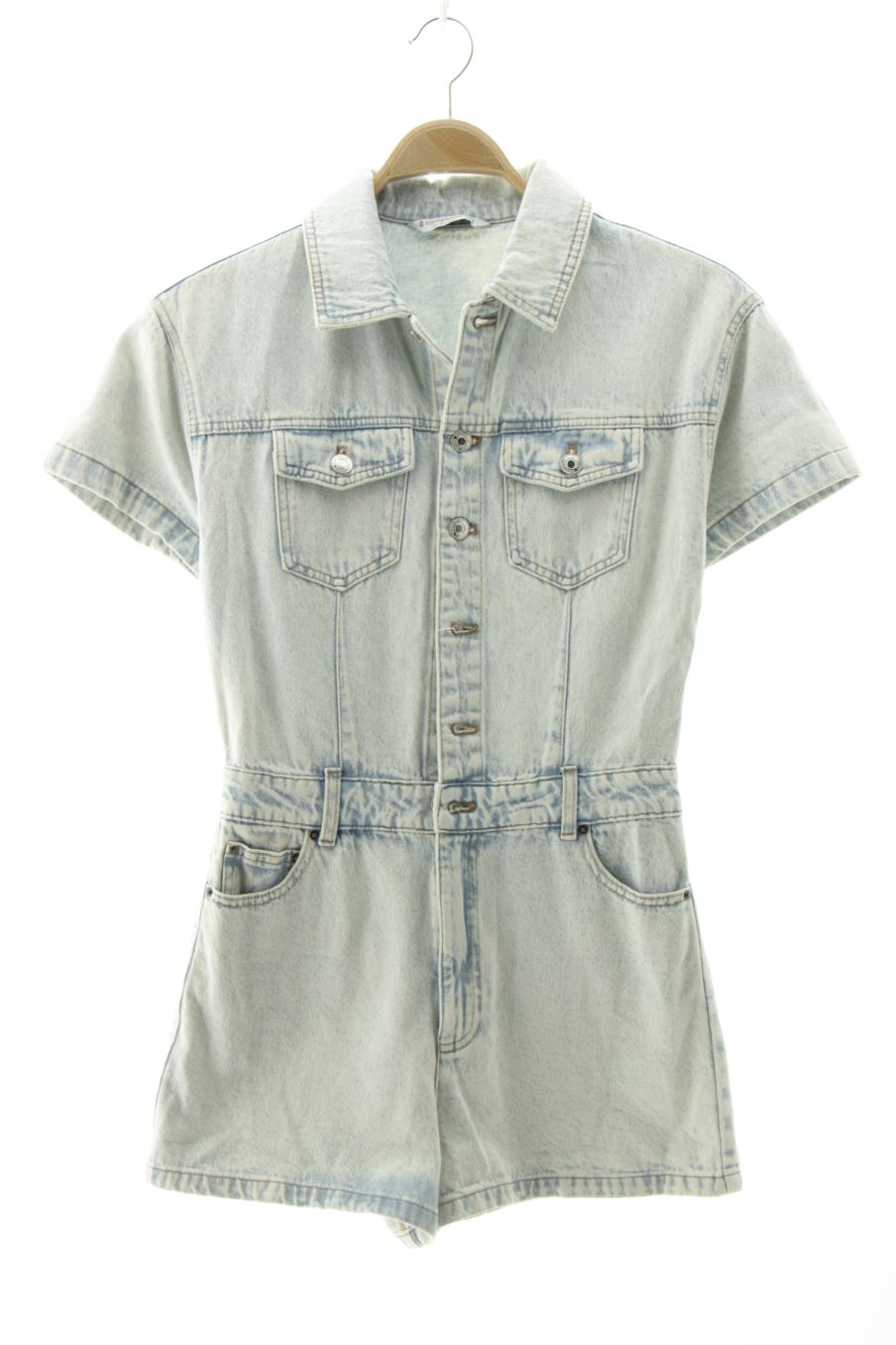 Combinaisons Stradivarius de la taille S, de couleur bleu de denim