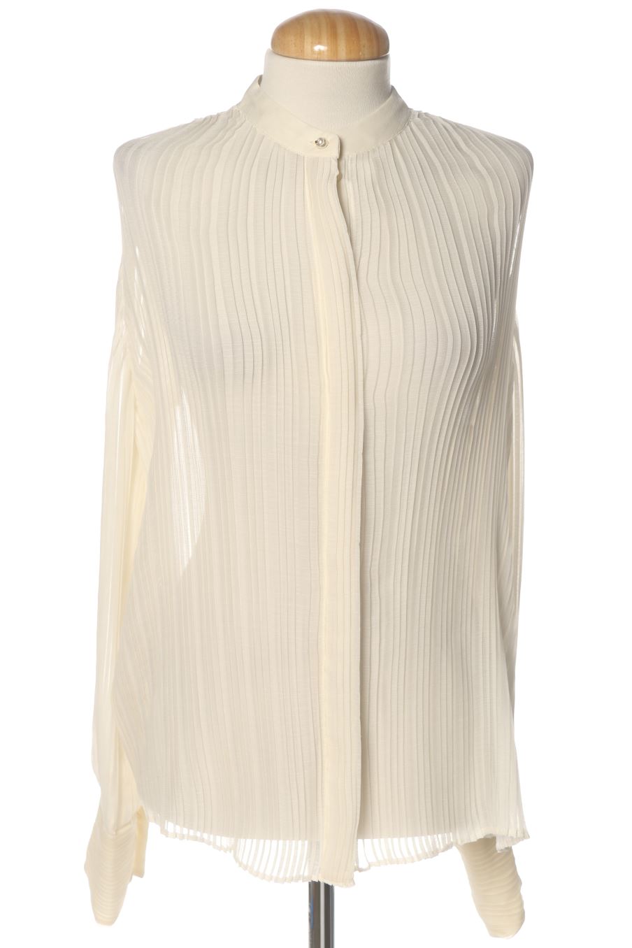 Blouse à manches longues Mango de la taille S, de couleur blanc