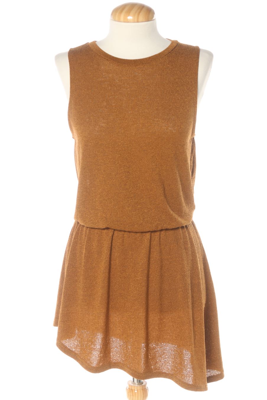 Robe casual Zara de la taille S, de couleur marron