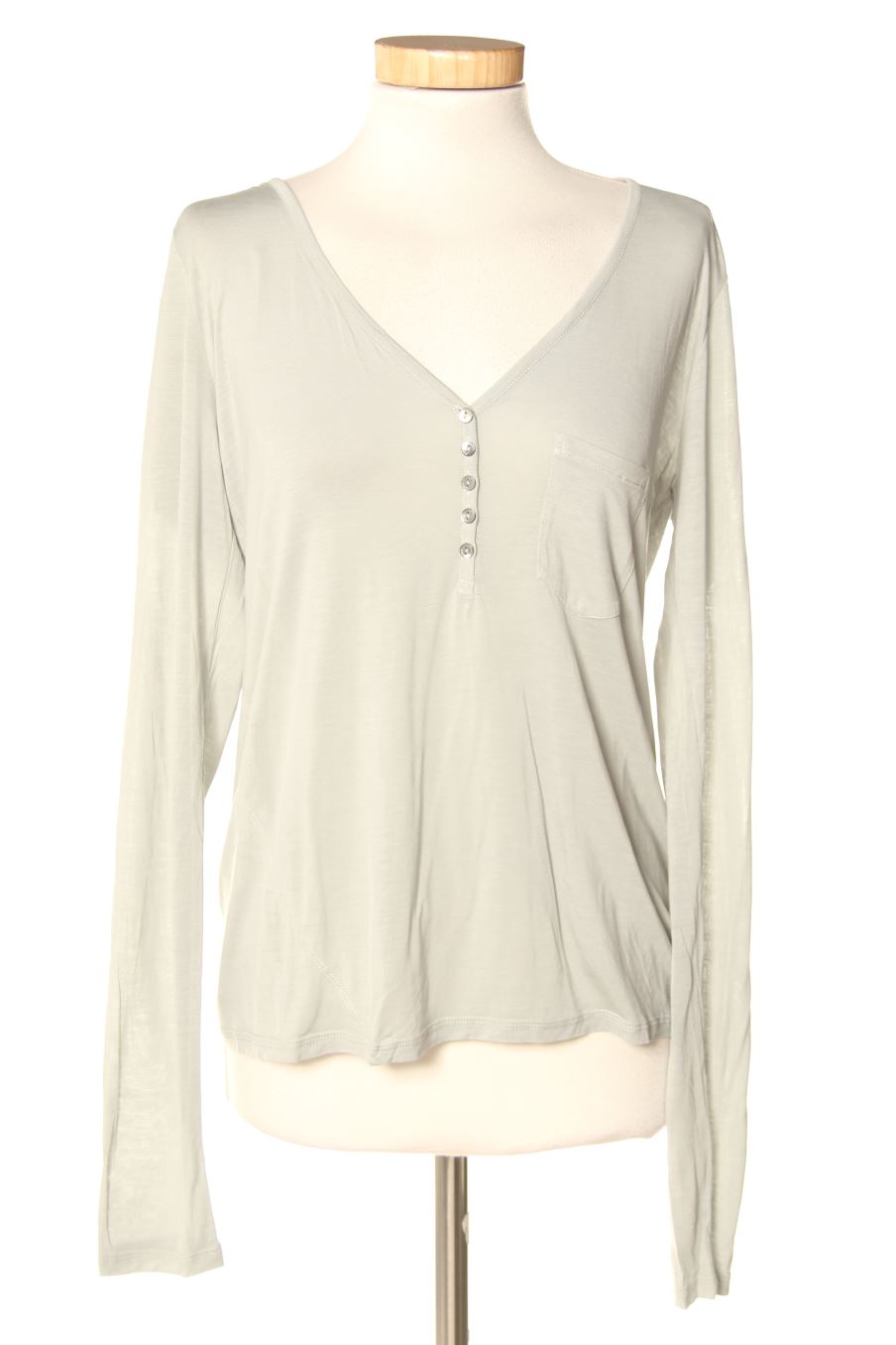 Camiseta de manga larga de Mellow Rose de la talla M, de color gris