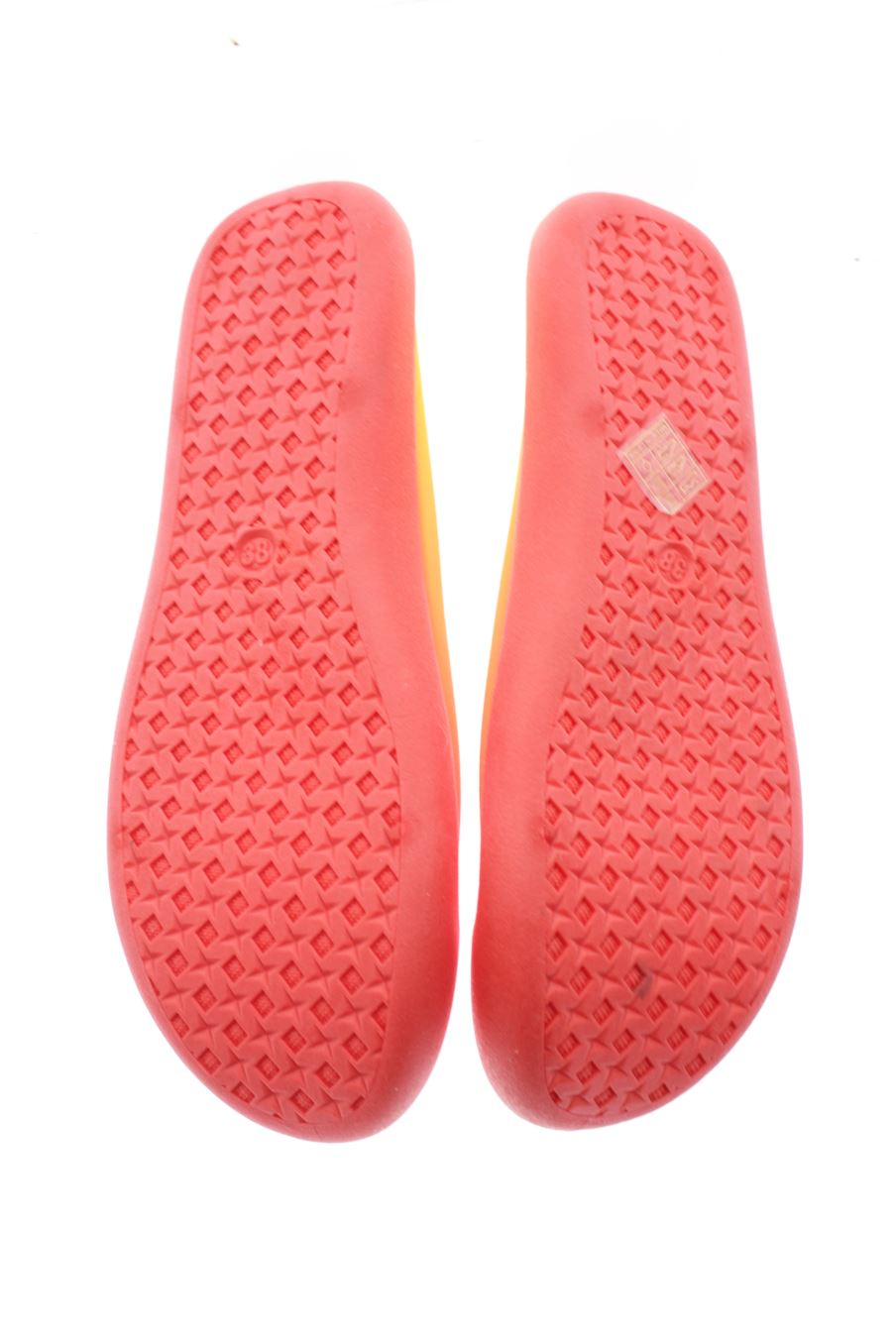 Chanclas de PERCENTIL de la talla 38, de color naranja de