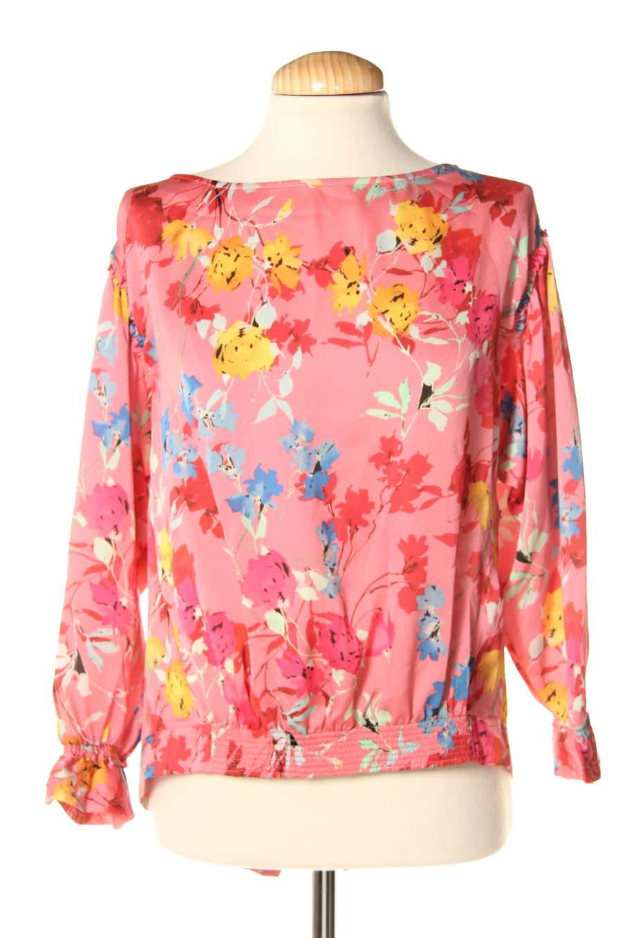 Blouse à manches longues Zara de la taille XS, de couleur fleurs