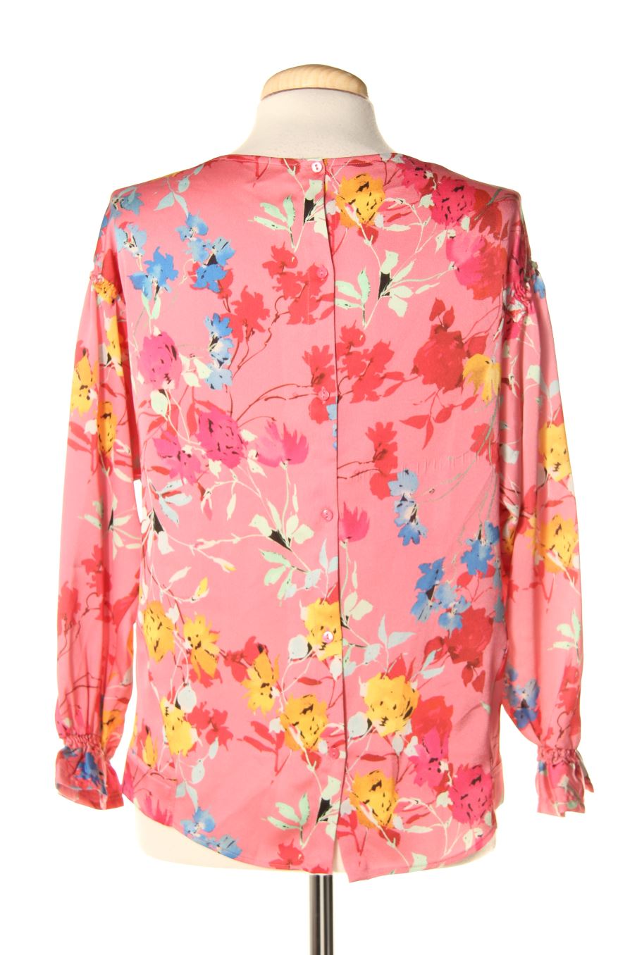 Blouse à manches longues Zara de la taille XS, de couleur fleurs