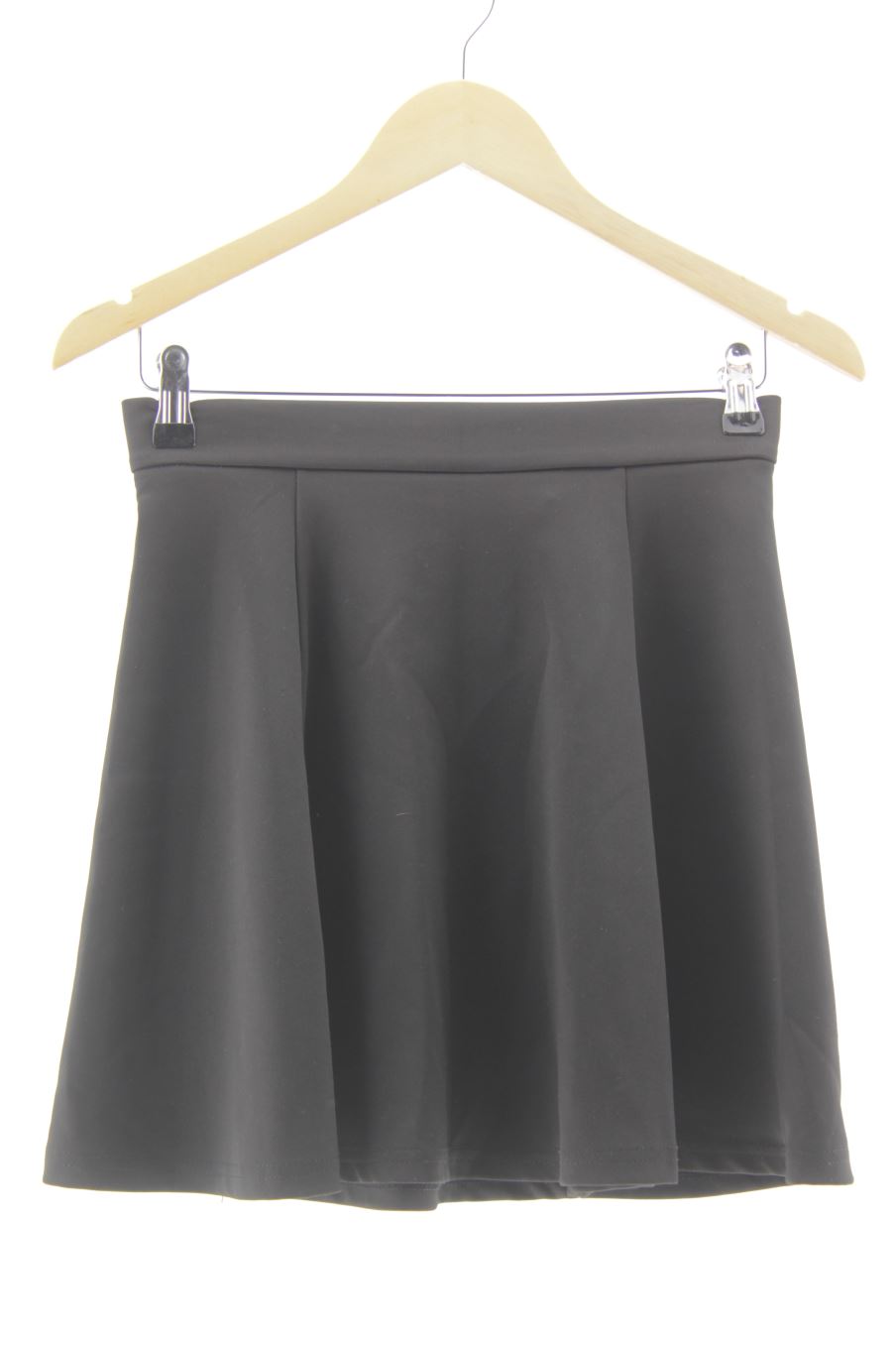 Falda de Stradivarius de la talla S, de color negro