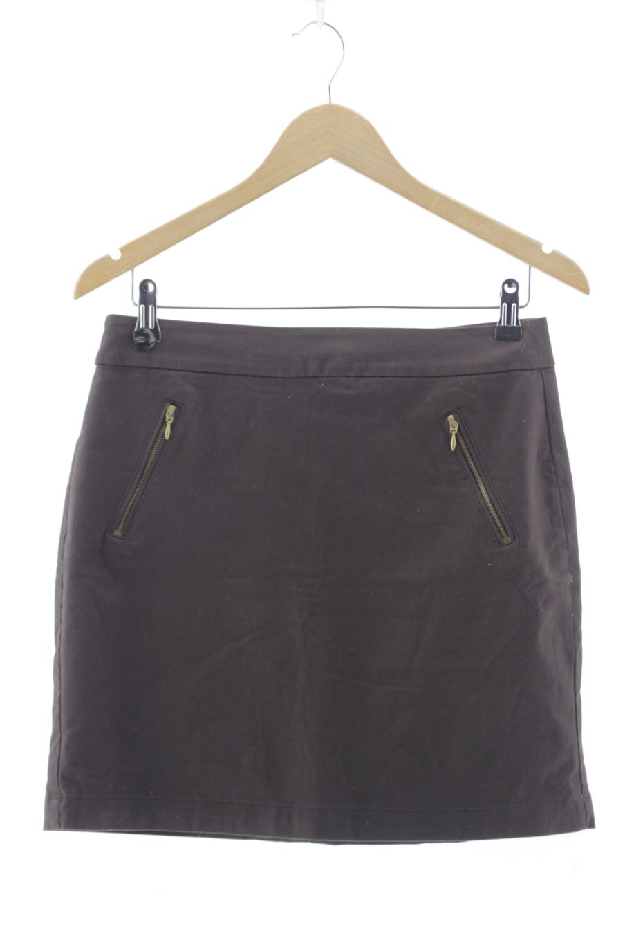 Aufwändiger Rock von Camaieu Größe 40, Farbe Schwarz, aus Jeanskleidung für