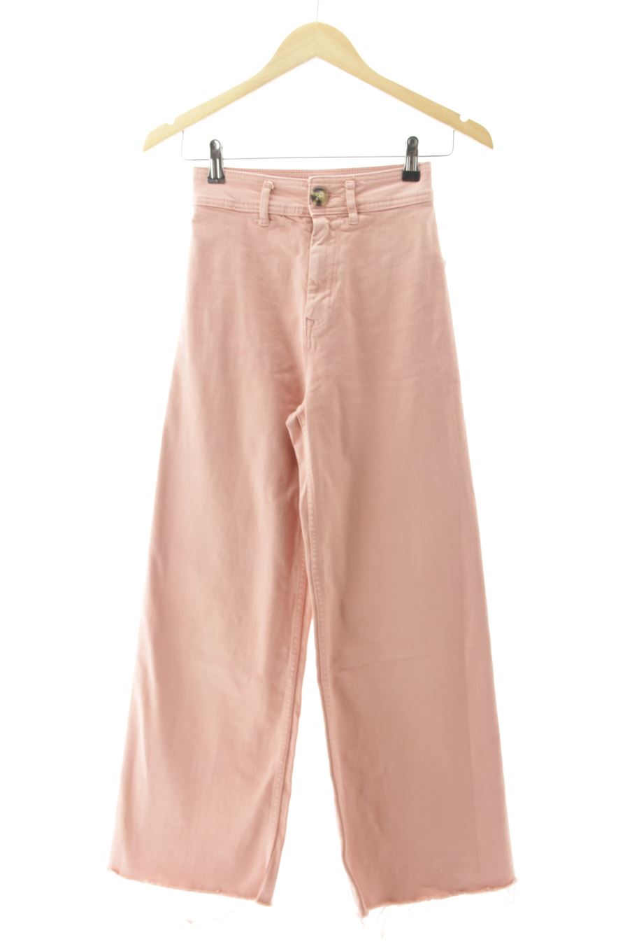 Jeans Stradivarius de la taille 32, de couleur rose de denim