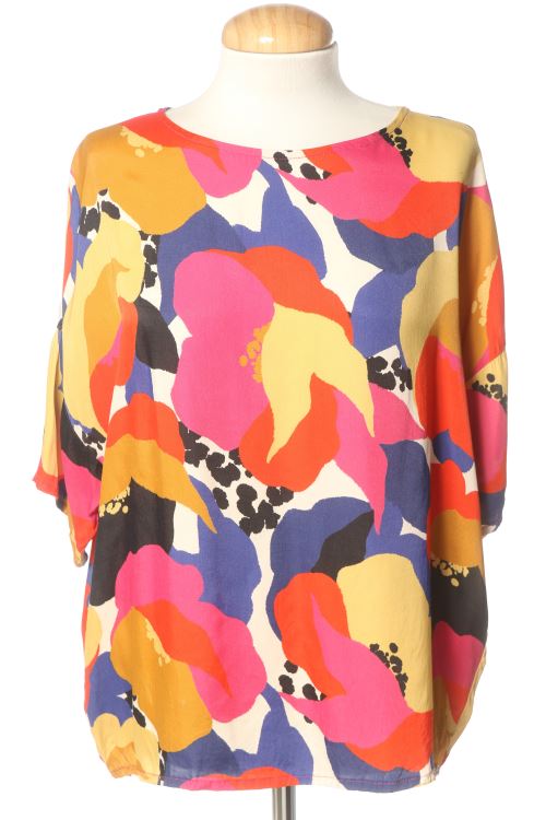Kurzärmelige Bluse