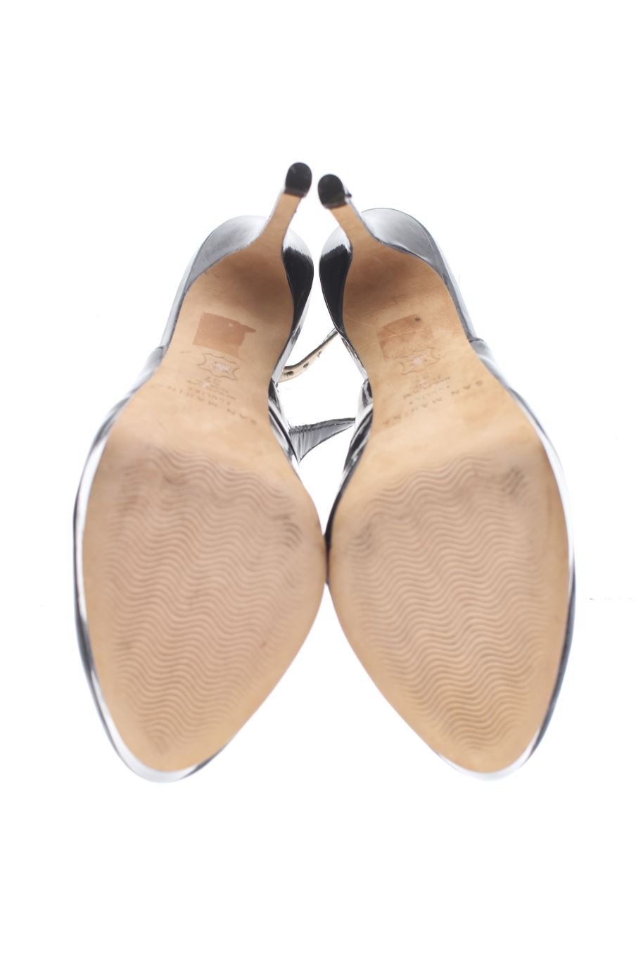 Sandalias tacon de San Marina de la talla 37, de color negro de