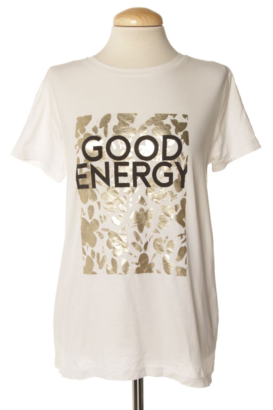 T-shirt Stradivarius de la taille M, de couleur blanc