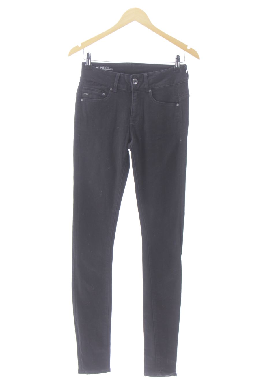 Jeans RAW de la taille 34, de couleur noir de denim