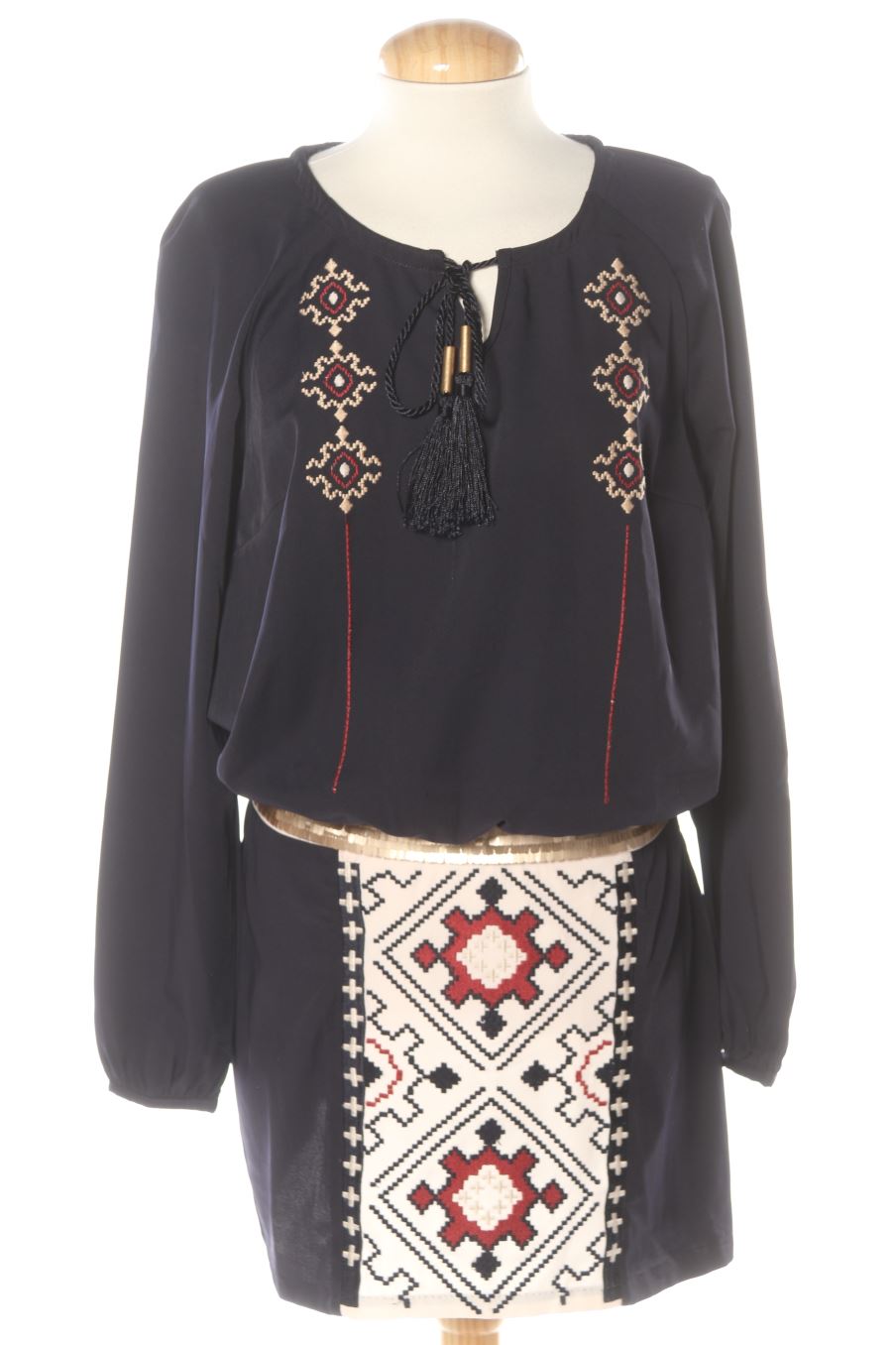 Vestito casual de Rosalita Mc Gee de la talla XS, de color blu