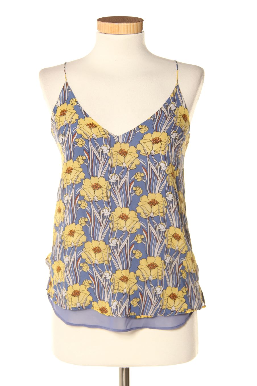 Top de Massimo Dutti de la talla 34, de color flores