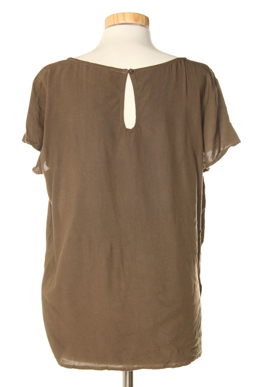 Blouse à manches courtes Only de la taille 38, de couleur vert