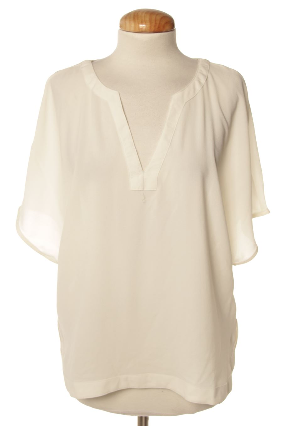 Blouse à manches courtes Only de la taille 36, de couleur blanc