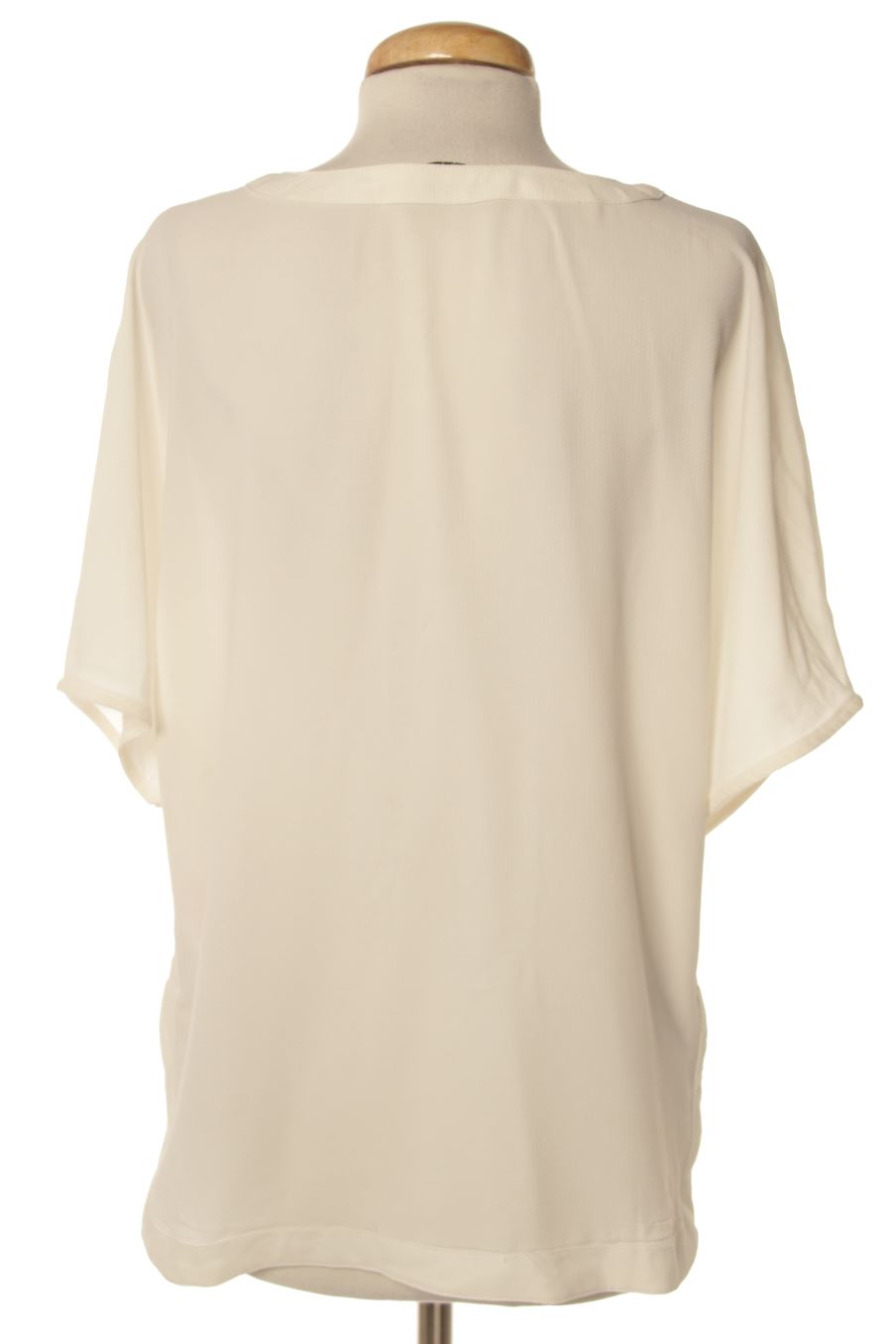 Blouse à manches courtes Only de la taille 36, de couleur blanc