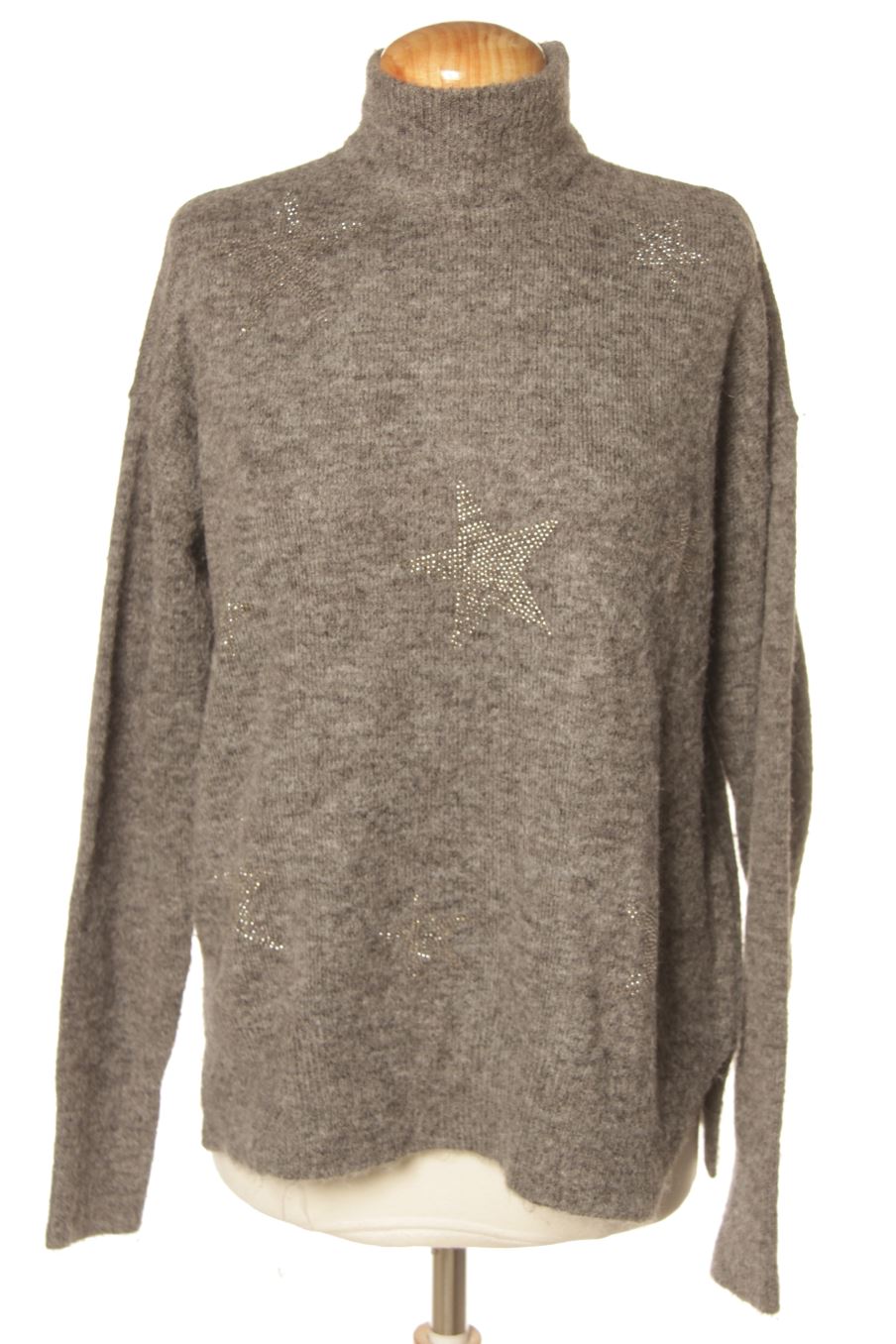 Pull Springfield de la taille S, de couleur gris